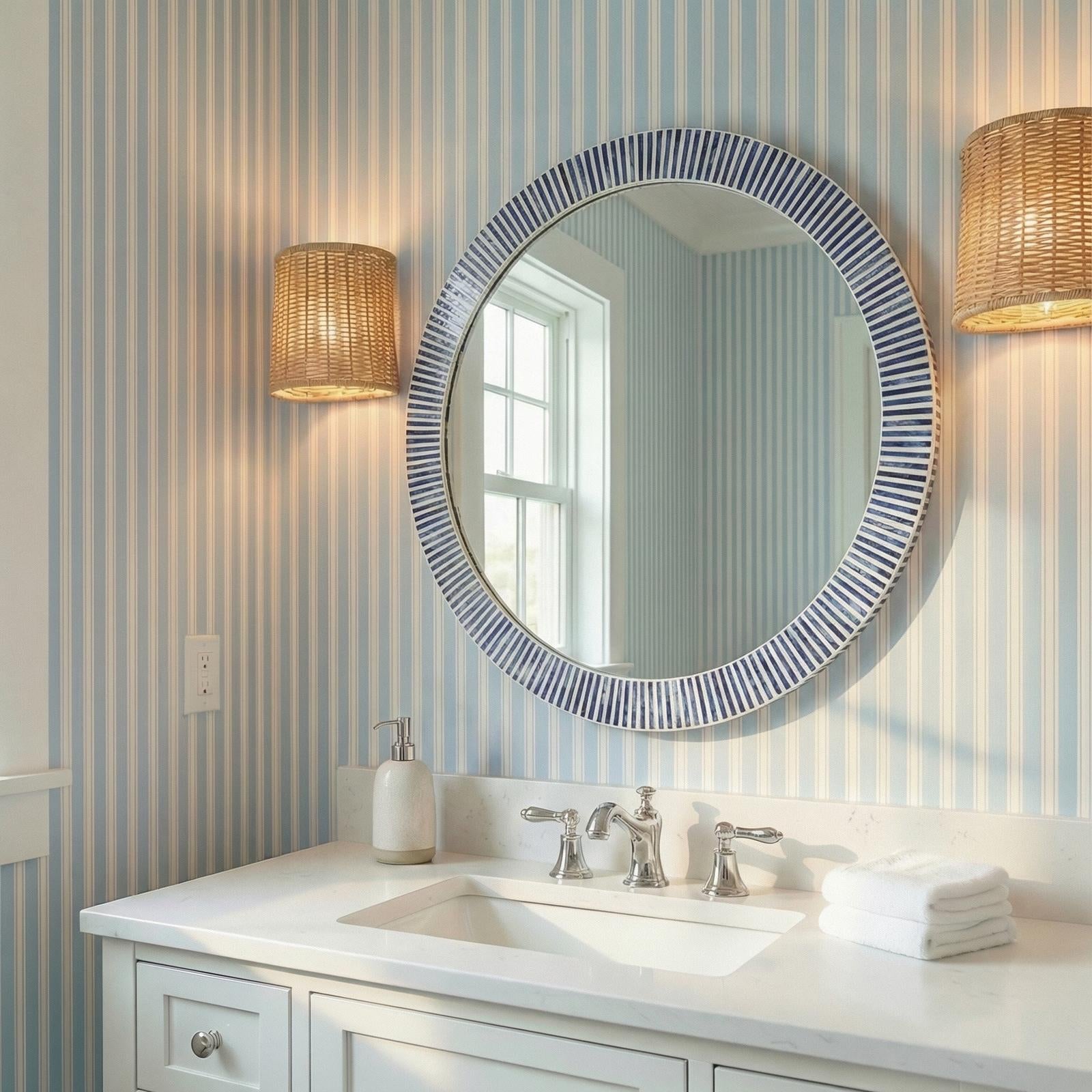 BMC Radial Bone Wall Mirror