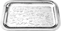 Christofle Graffiti Silver-Plated Tray