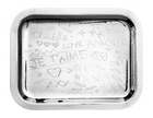 Christofle Graffiti Silver-Plated Tray
