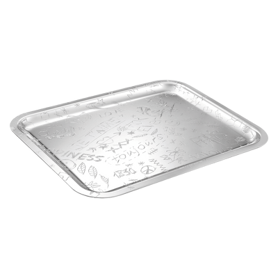Christofle Graffiti Silver-Plated Tray