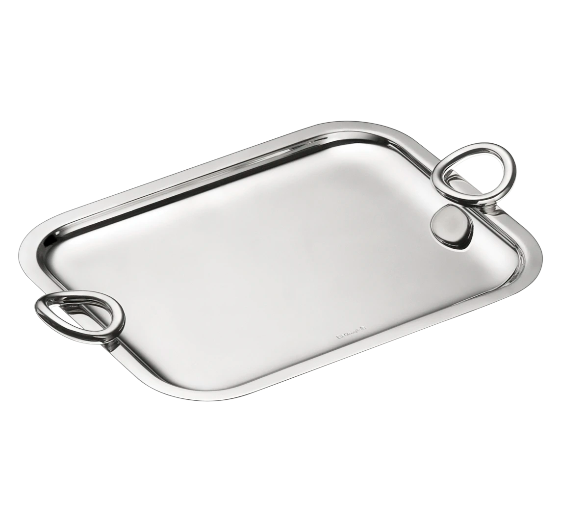 Christofle Vertigo Silver-Plated Tray