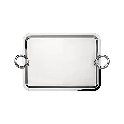 Christofle Vertigo Large Silver-Plated 16' x 12' Tray