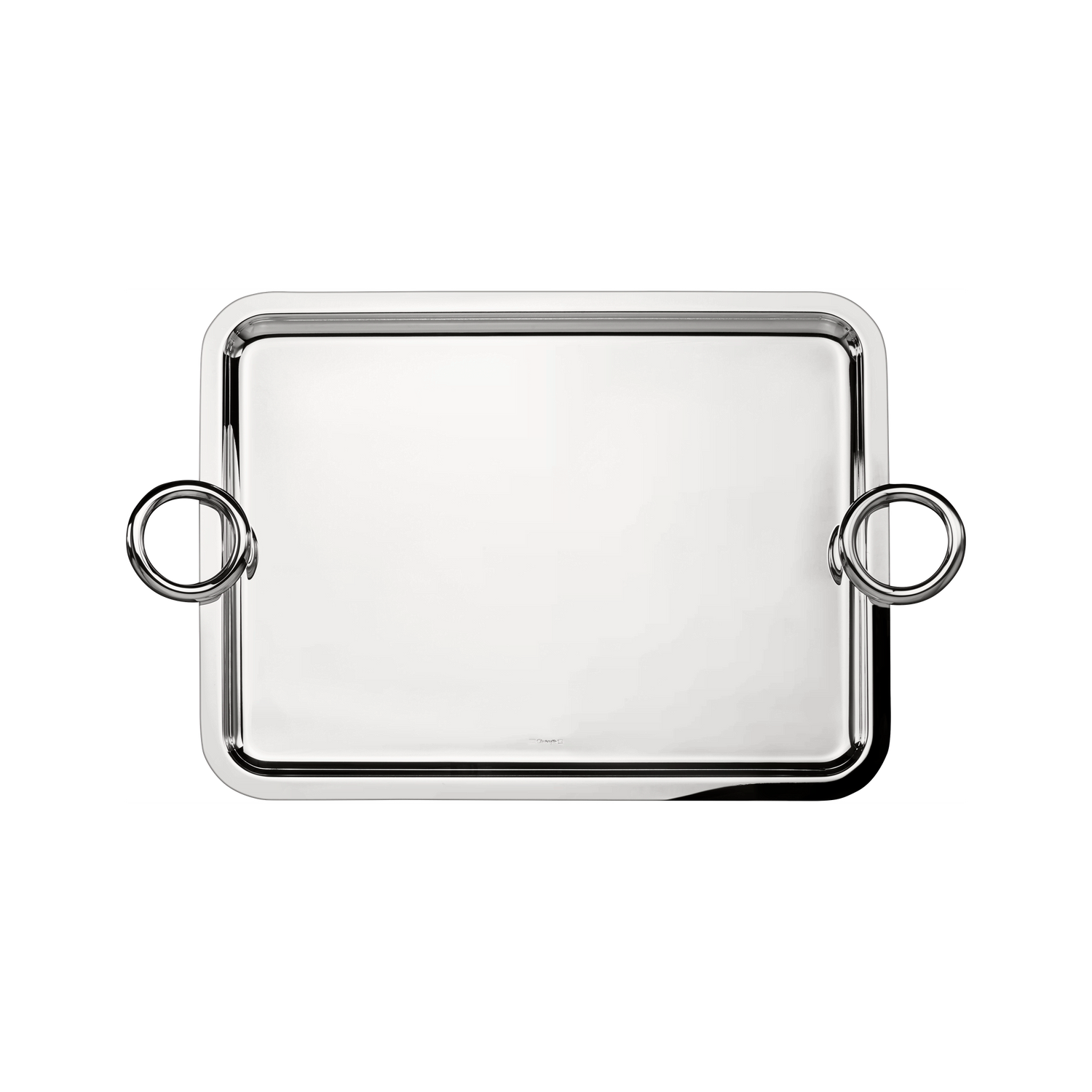 Christofle Vertigo Large Silver-Plated 16' x 12' Tray
