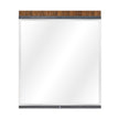 Michael Amini Kayner Dresser Mirror with LED Lights - Charcoal