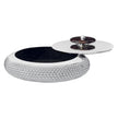 Christofle Perles Silver Plated Round Box
