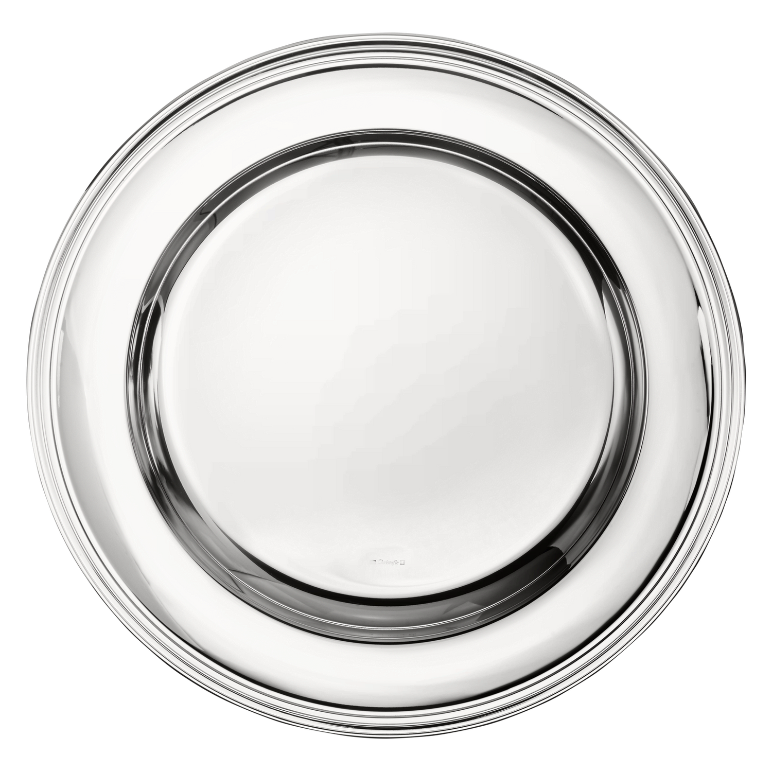 Christofle Albi Silver Plated Round Platter 40 Cm