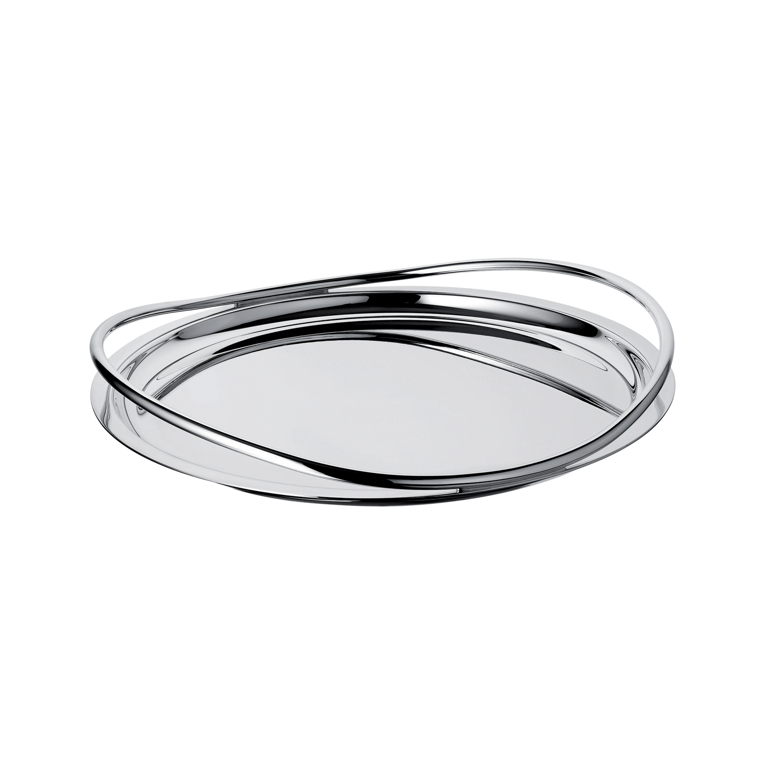 Christofle Vertigo Silver-Plated 15' Round Serving Tray