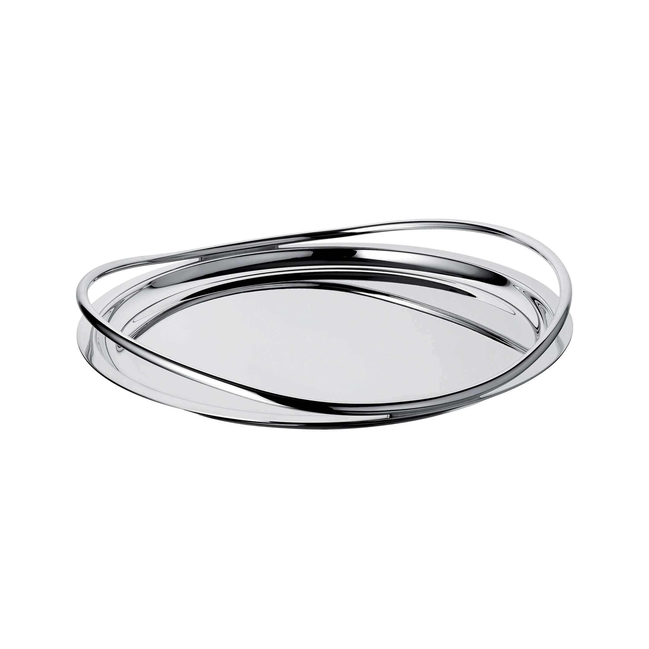 Christofle Vertigo Silver-Plated 15' Round Serving Tray