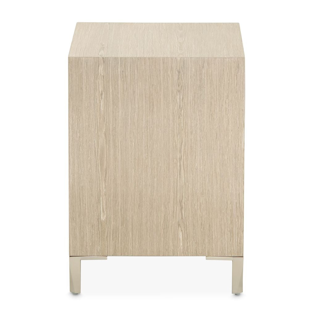 Michael Amini Lotus Bay Small Nightstand - Sand
