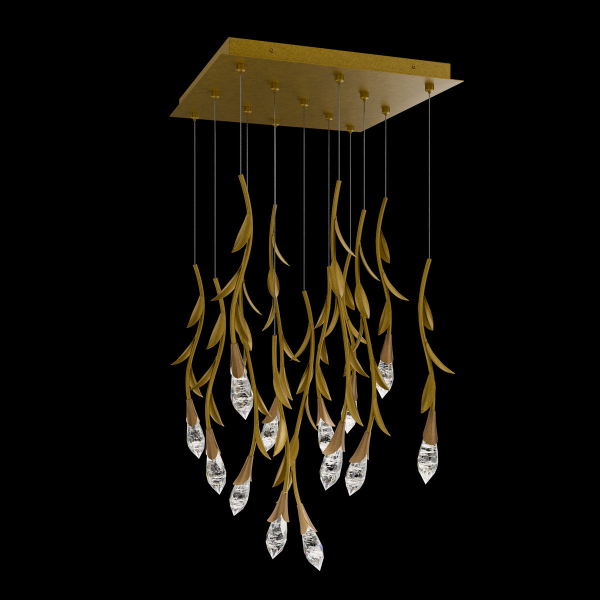 Schonbek Secret Garden 13-Light Square Pendant