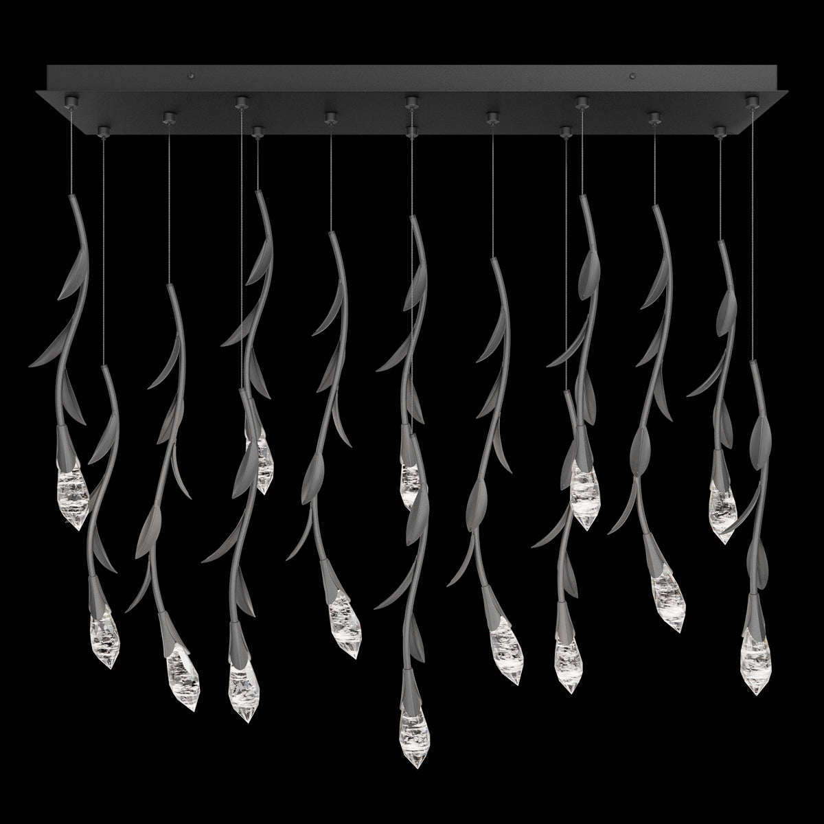 Schonbek Secret Garden 14-Light Linear Pendant