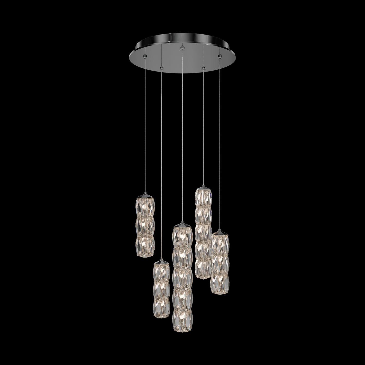 Schonbek Verve 5-Light Round Multi-Light Pendant