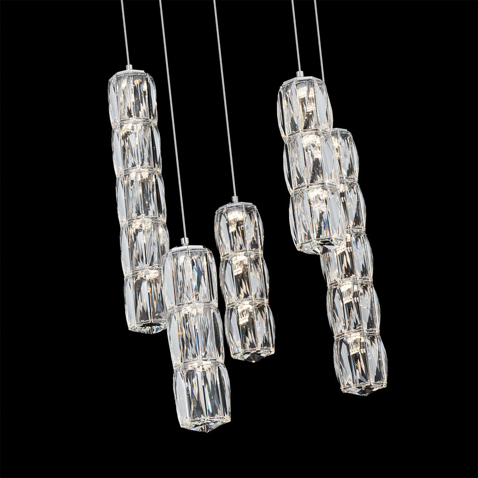 Schonbek Verve 5-Light Round Multi-Light Pendant