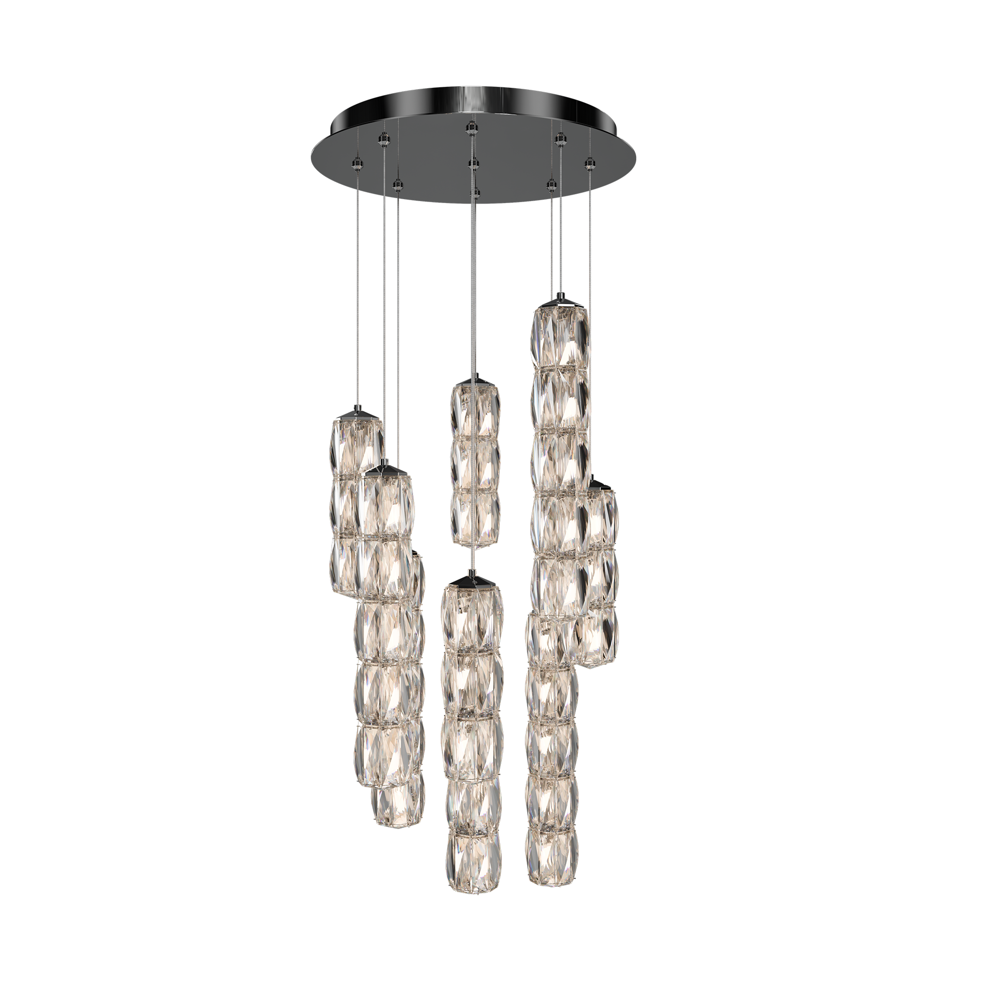 Schonbek Verve 9-Light Round Multi-Light Pendant