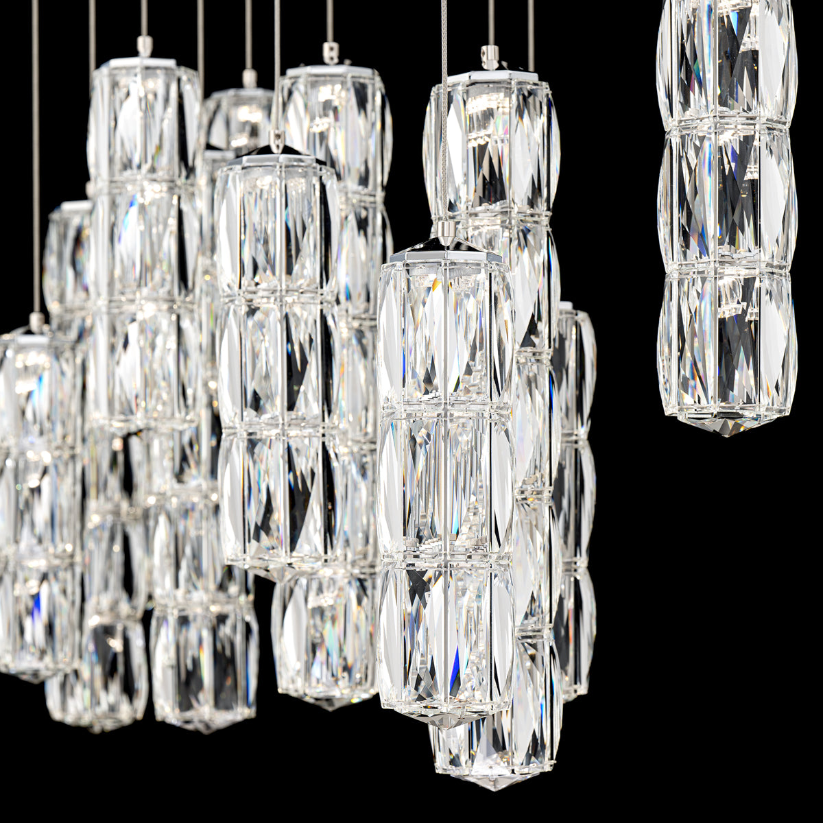 Schonbek Verve 14-Light Linear Multi-Light Pendant