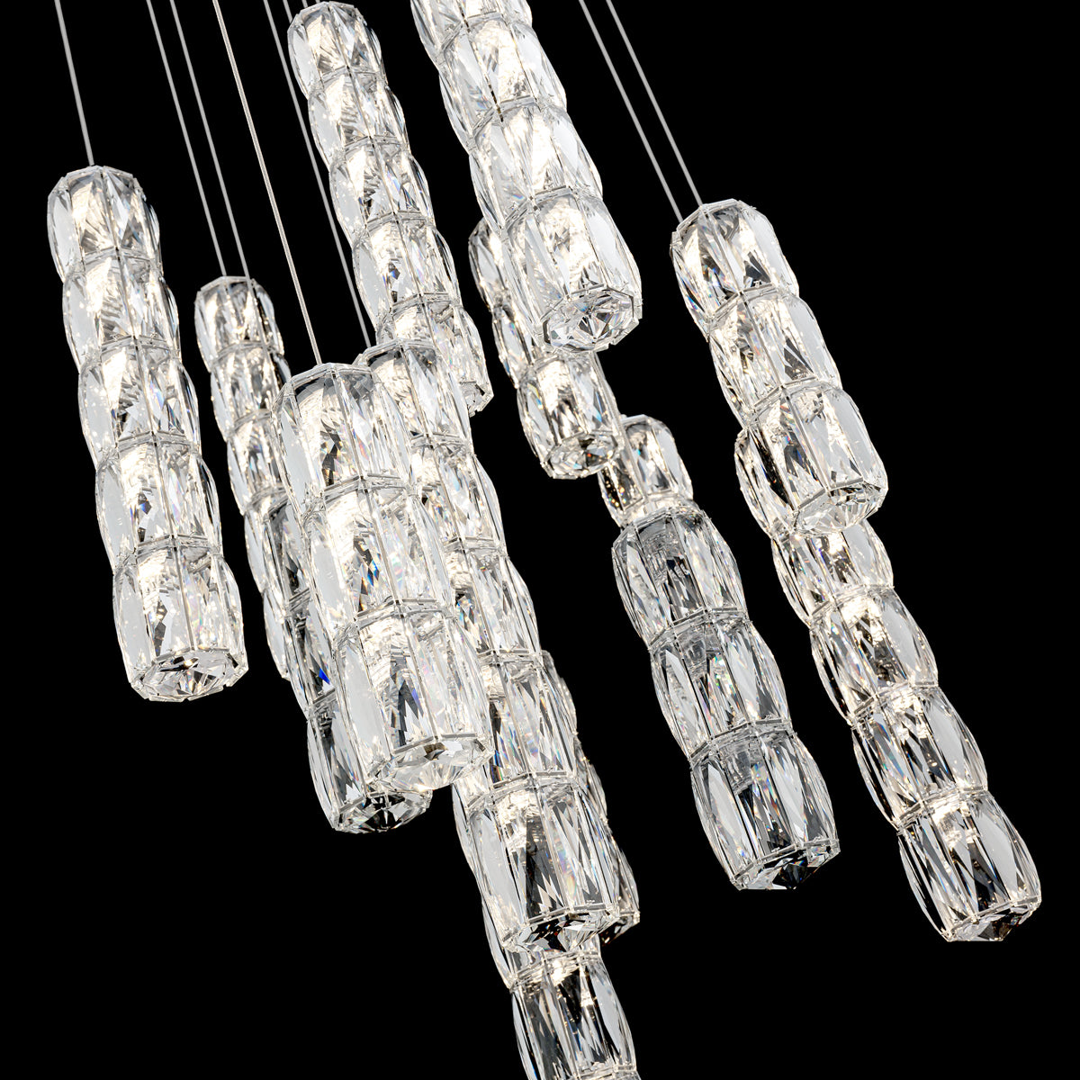 Schonbek Verve 15-Light Round Multi-Light Pendant