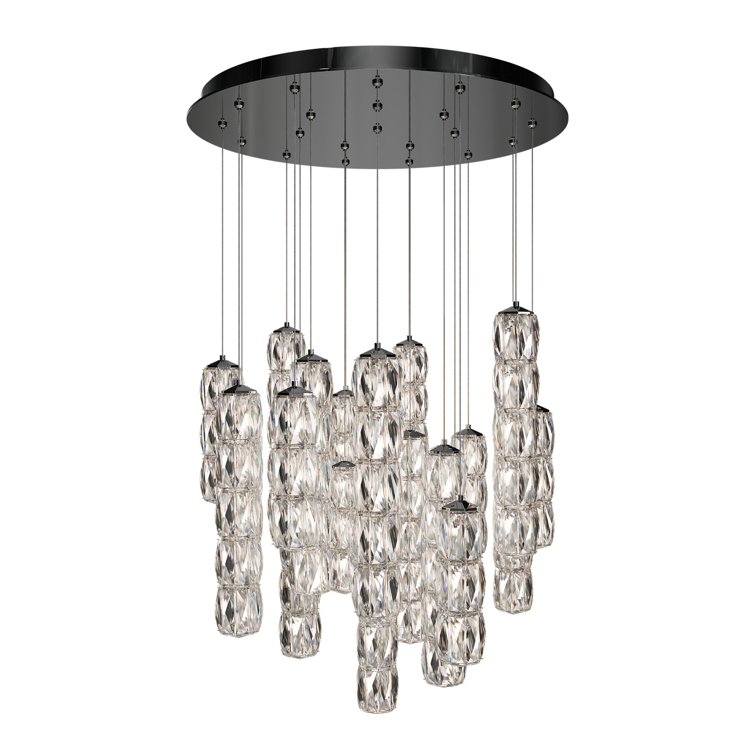 Schonbek Verve 21-Light Round Multi-Light Pendant