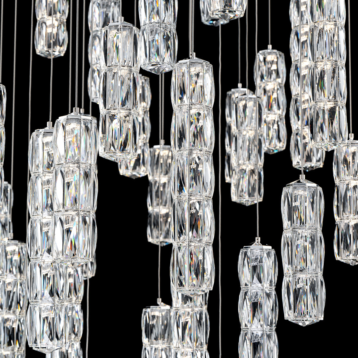 Schonbek Verve 41-Light Square Multi-Light Pendant