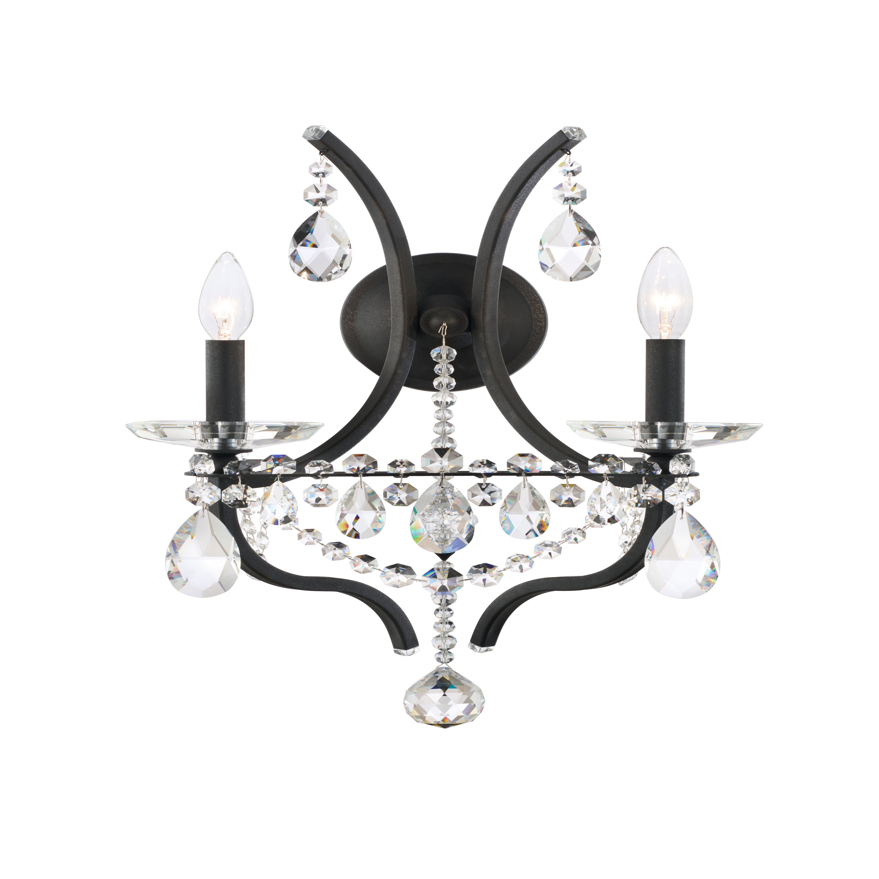 Schonbek Adley 2 Light Wall Sconce