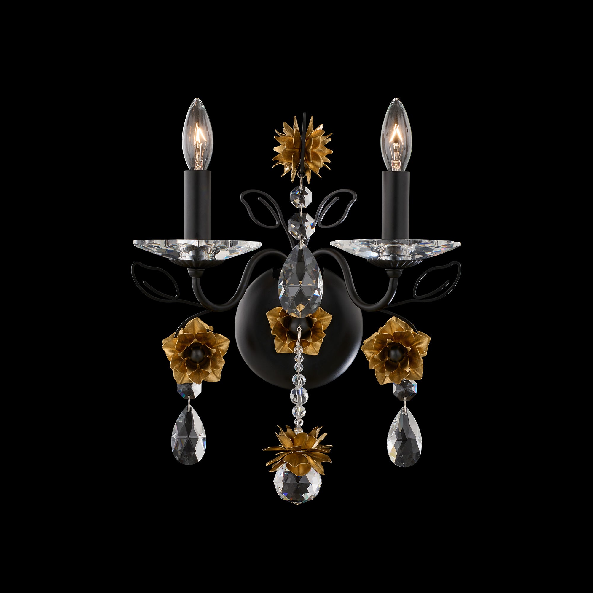 Schonbek Camellia 2-Light Wall Sconce