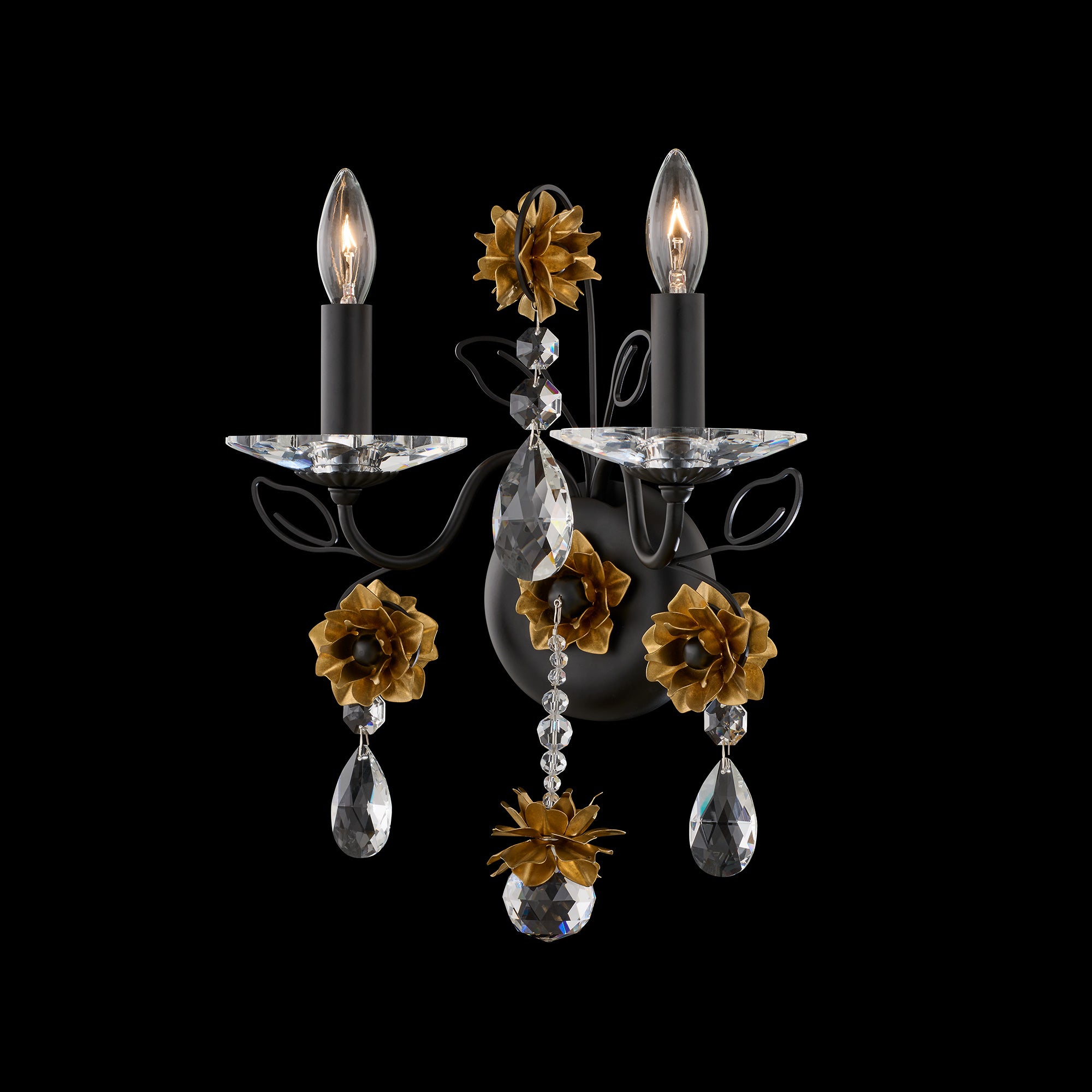 Schonbek Camellia 2-Light Wall Sconce