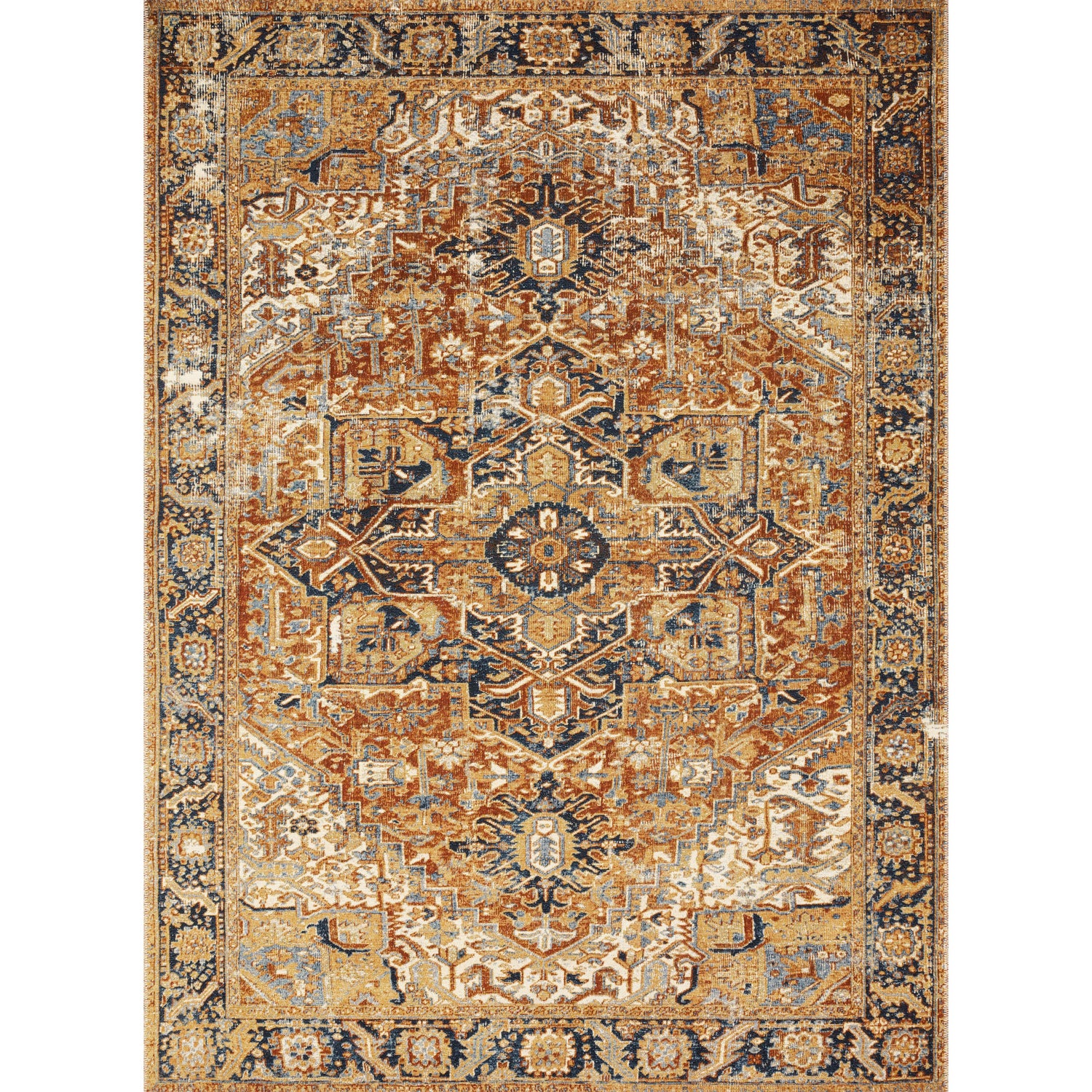 Loloi II Sebastian SEB-03 Red / Navy Rug