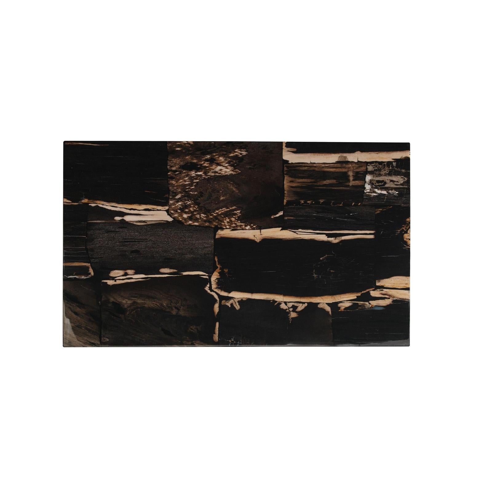 Century Furniture Grand Tour Furniture Petrified Wood Cocktail Table