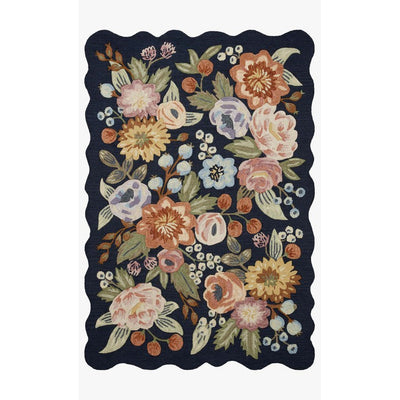 Rifle Paper Silhouette SIH-01 Rug Navy
