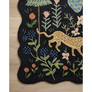 Rifle Paper Silhouette SIH-03 Rug Black