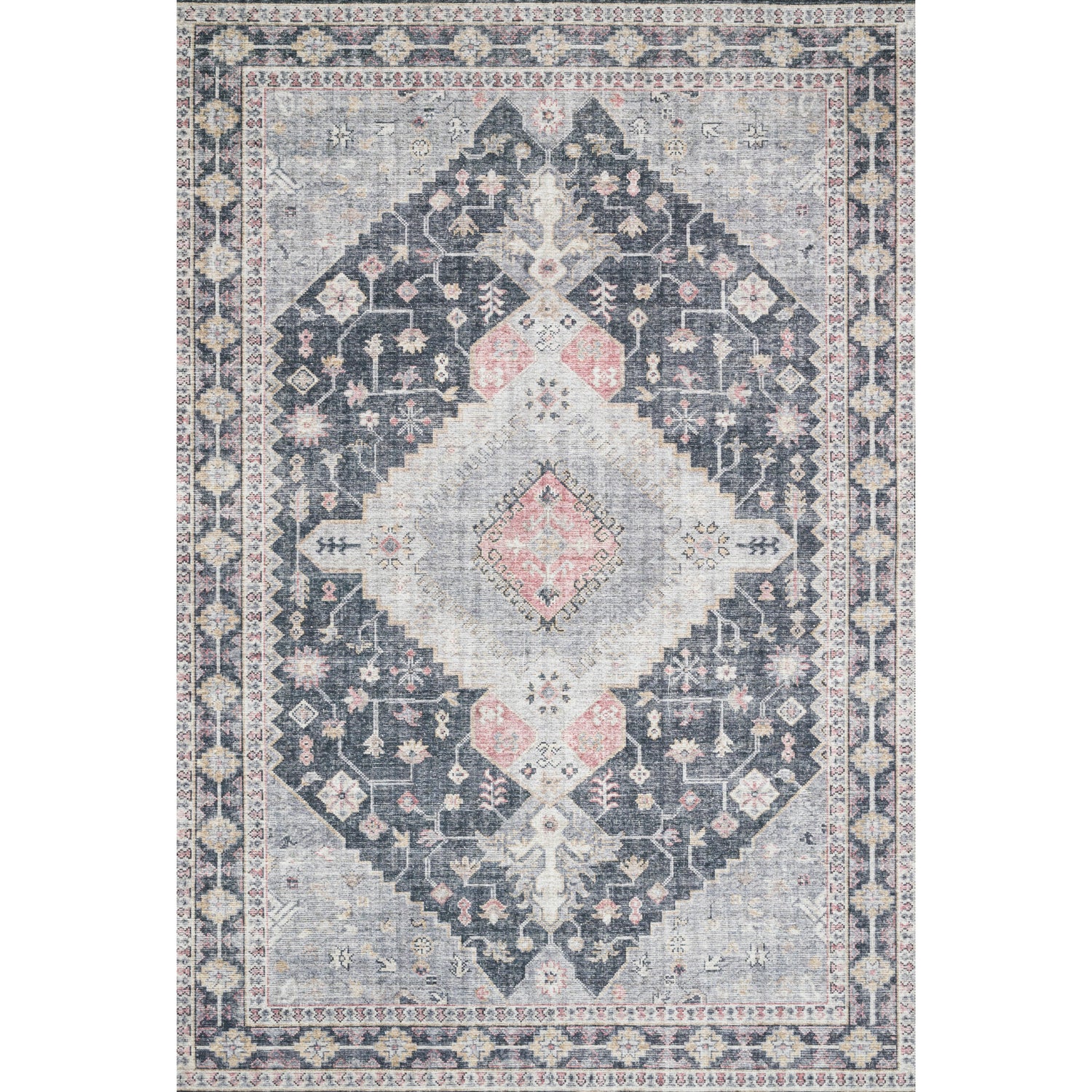 Loloi II Skye SKY-02 Charcoal / Multi Rug