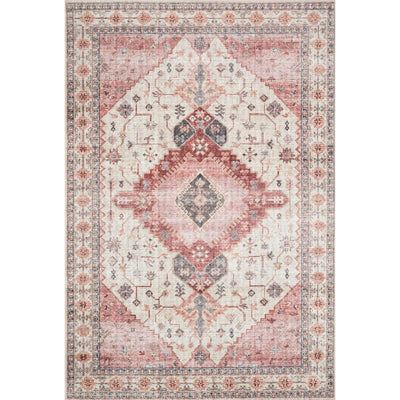 Loloi II Skye SKY-02 Ivory / Berry Rug