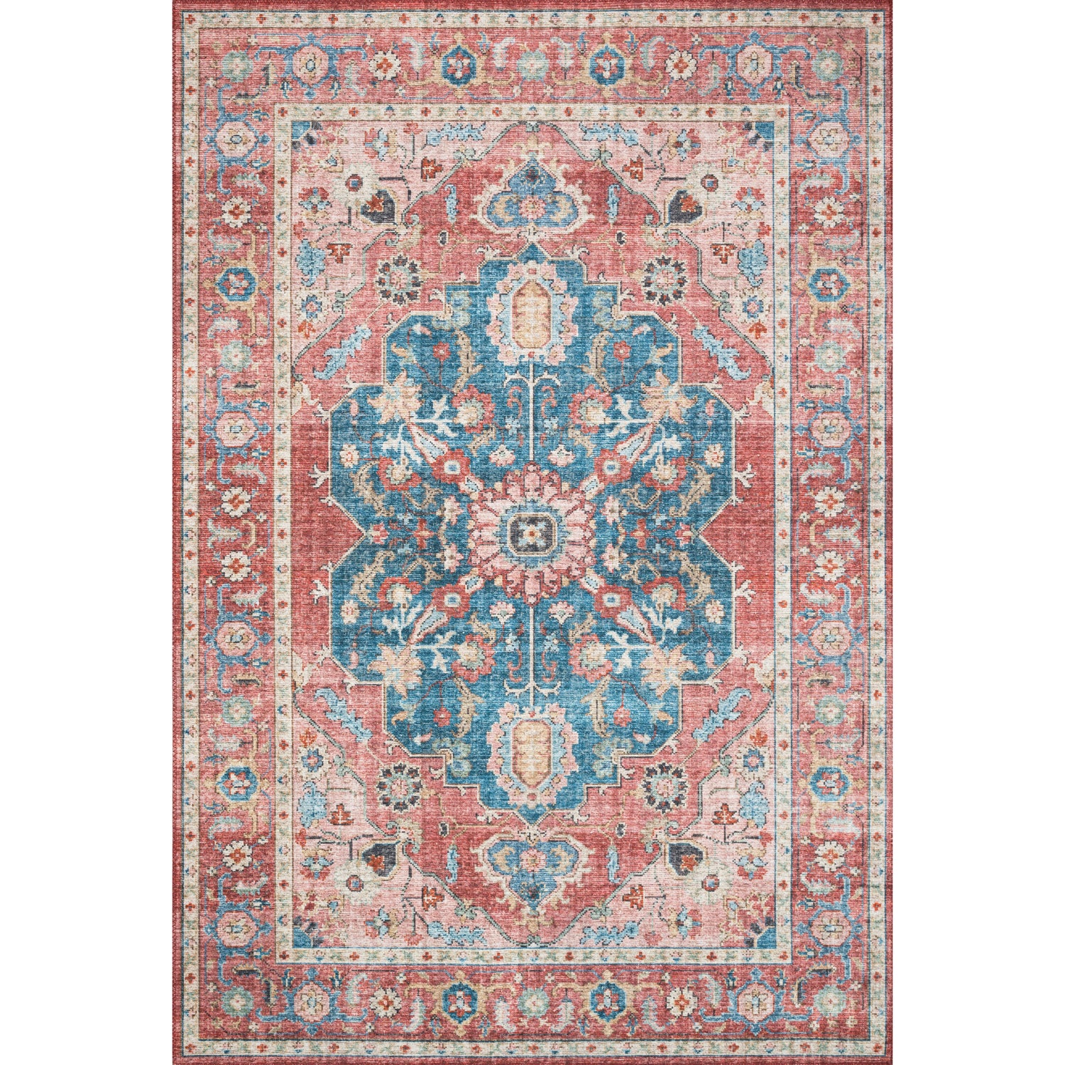 Loloi II Skye SKY-05 Brick / Ocean Rug
