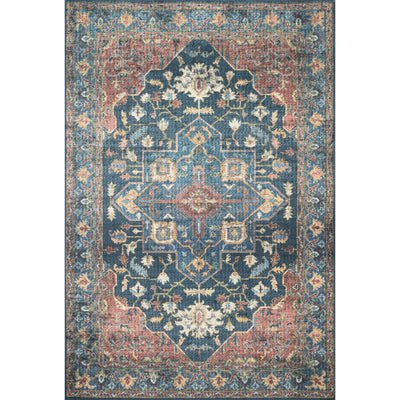 Loloi II Skye SKY-08 Denim / Brick Rug