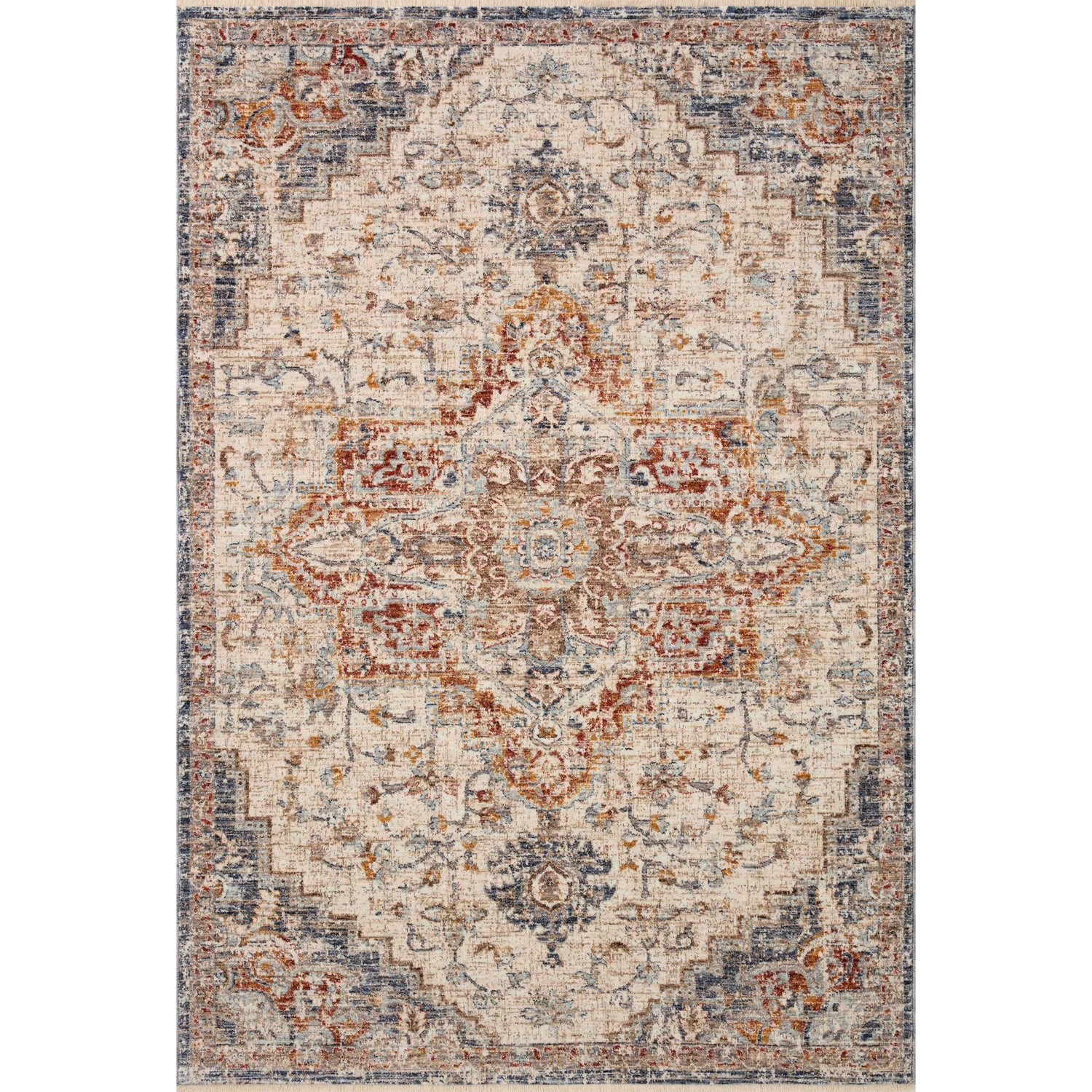 Loloi II Sorrento SOR-05 Ivory / Fiesta Rug