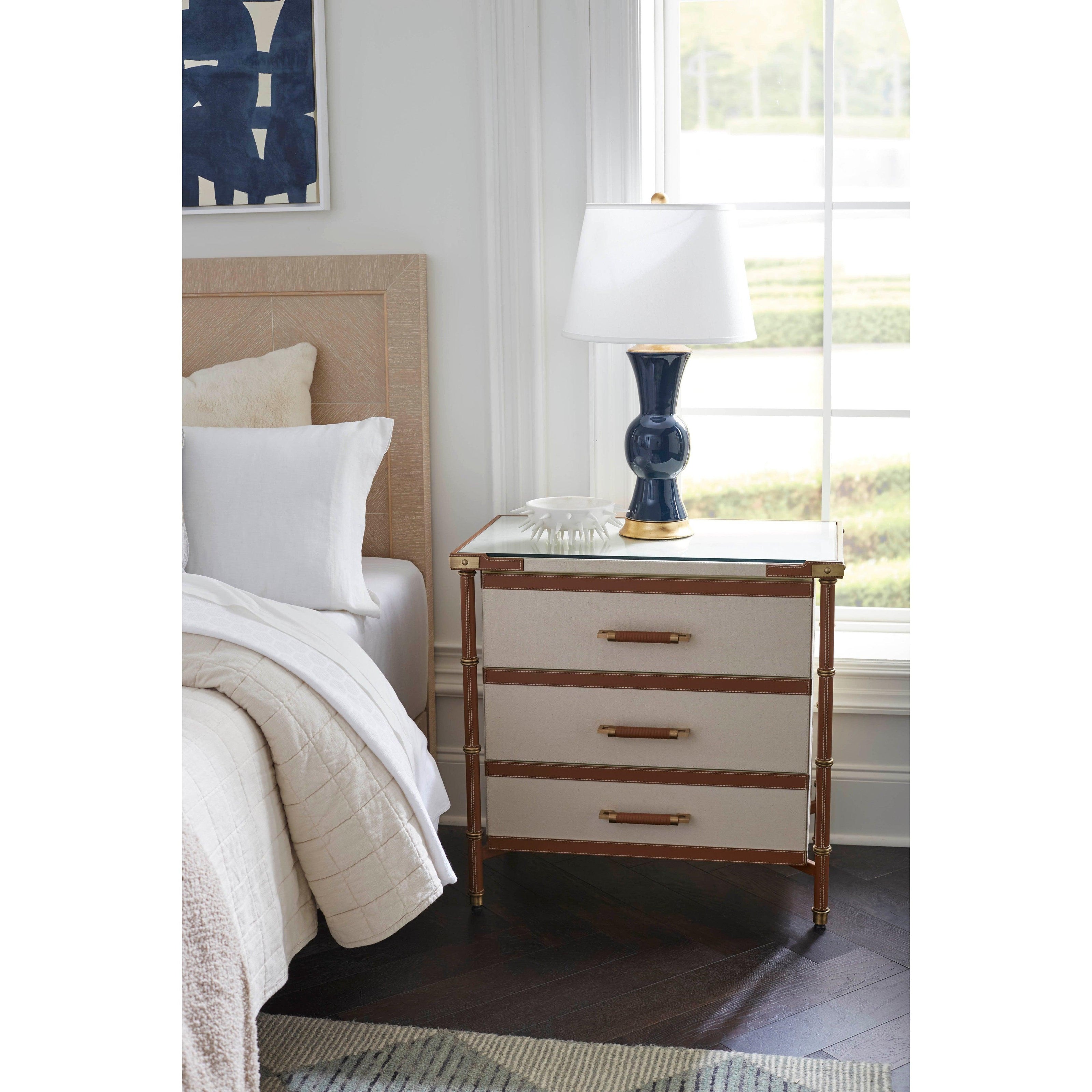 Villa & House Toulon 3-Drawer Side Table