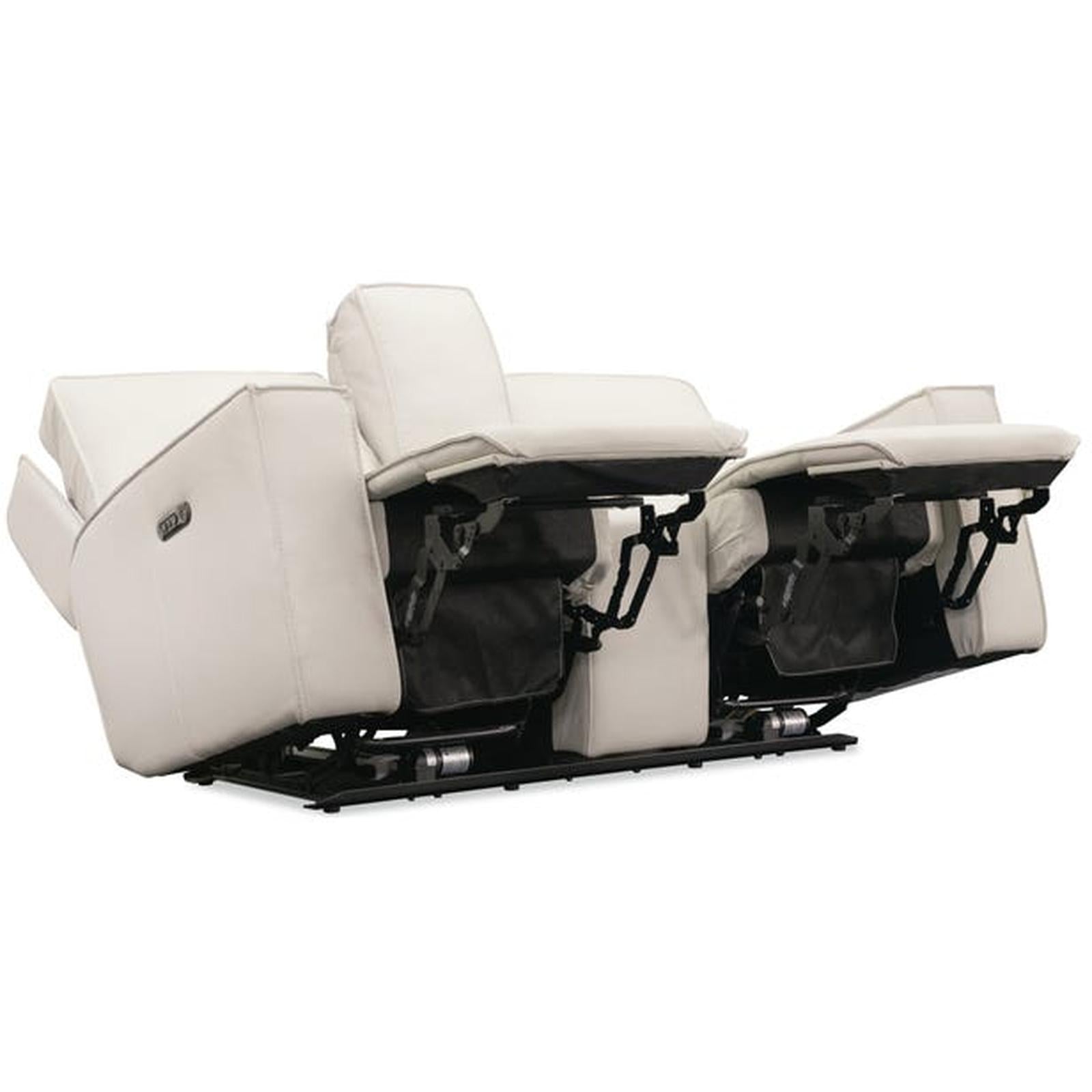 Hooker Furniture Miles Zero Gravity Console Loveseat with Power Recline & Power Headrest