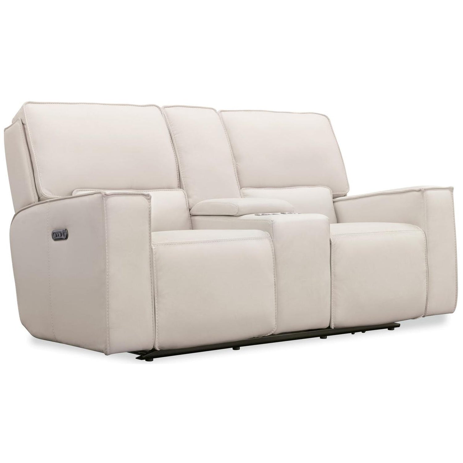 Hooker Furniture Miles Zero Gravity Console Loveseat with Power Recline & Power Headrest