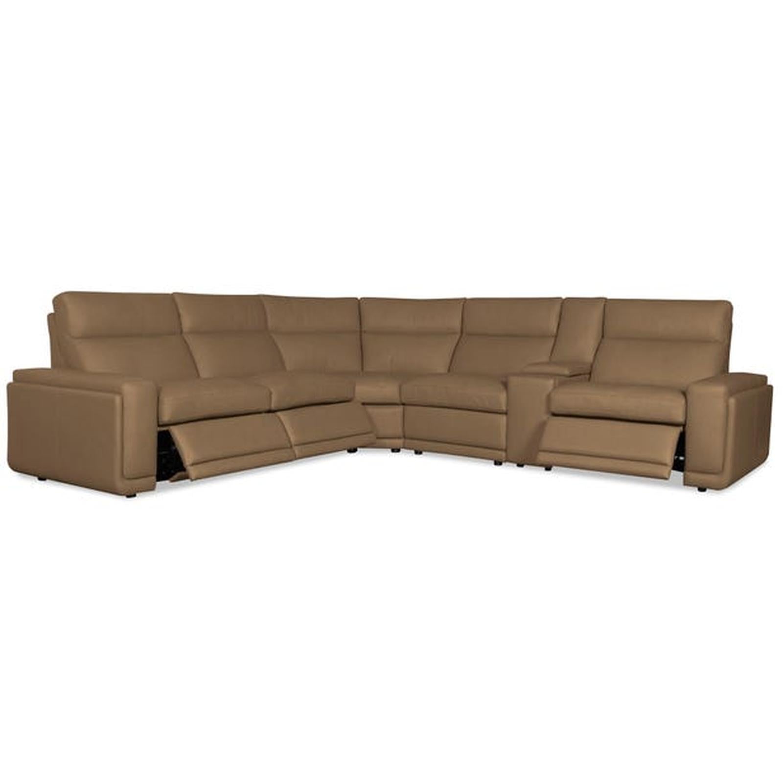 Hooker Furniture Simone Six-Piece Power Reclining Sectional