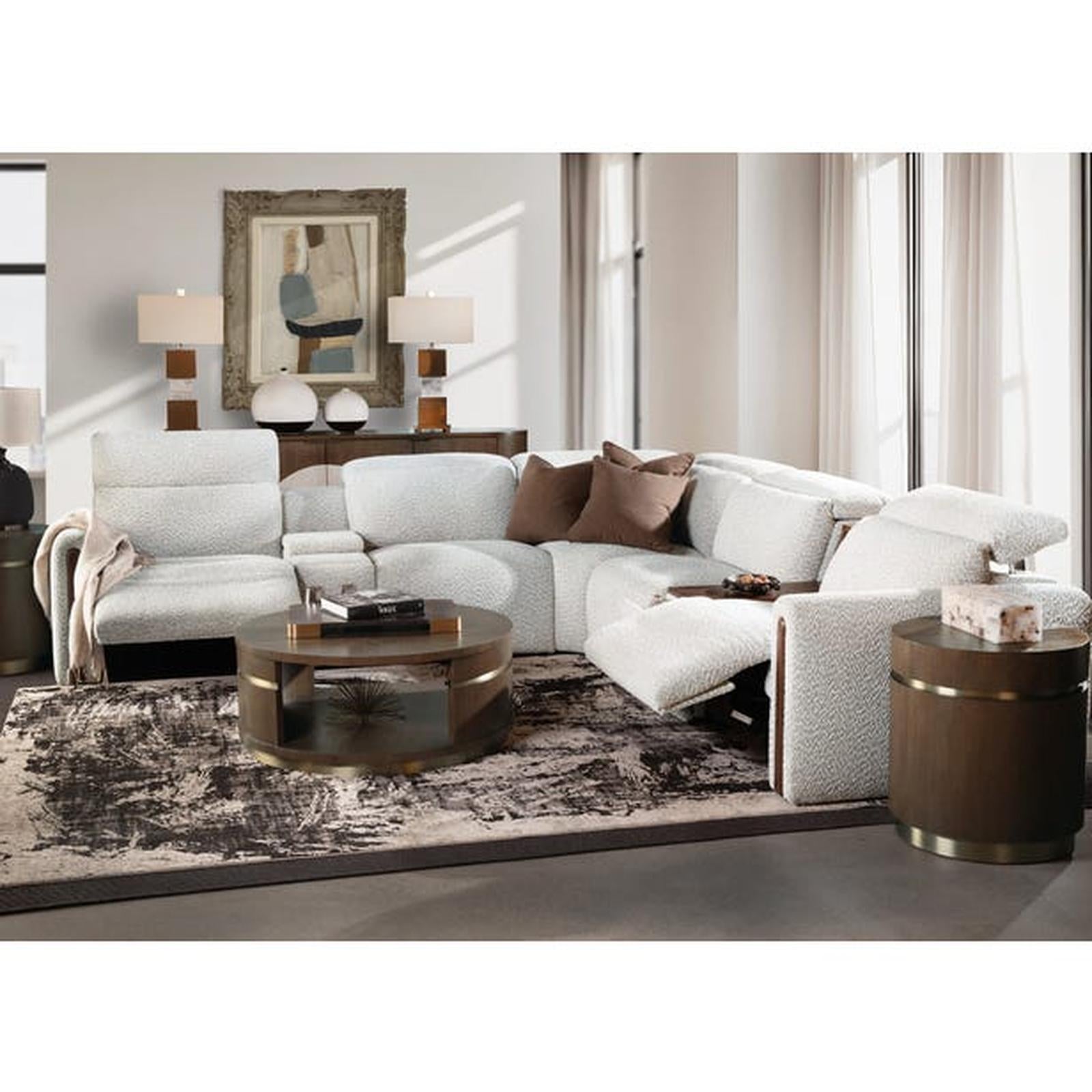Hooker Furniture Anaheim Seven-Piece Power Sectional