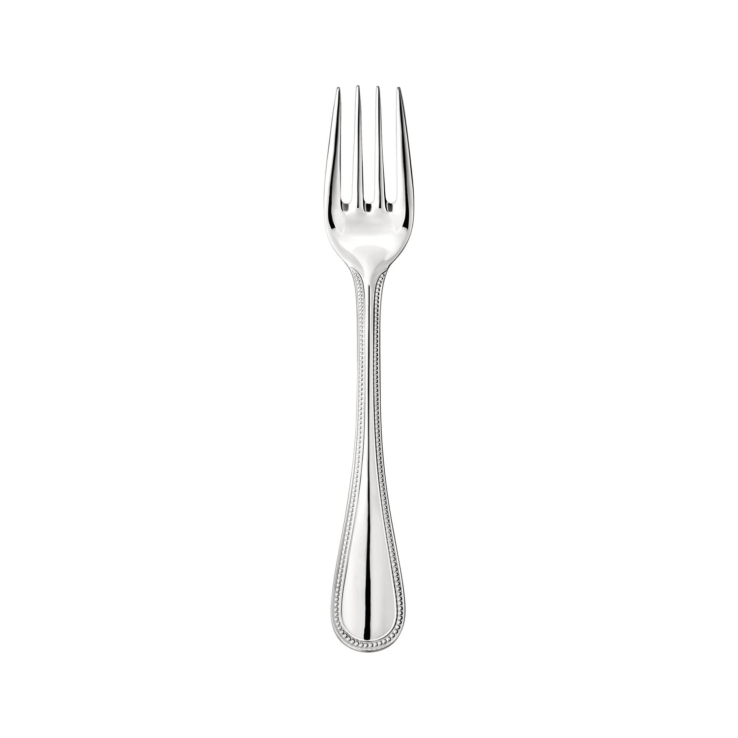 Christofle Steel Perles Stainless Steel Salad Fork