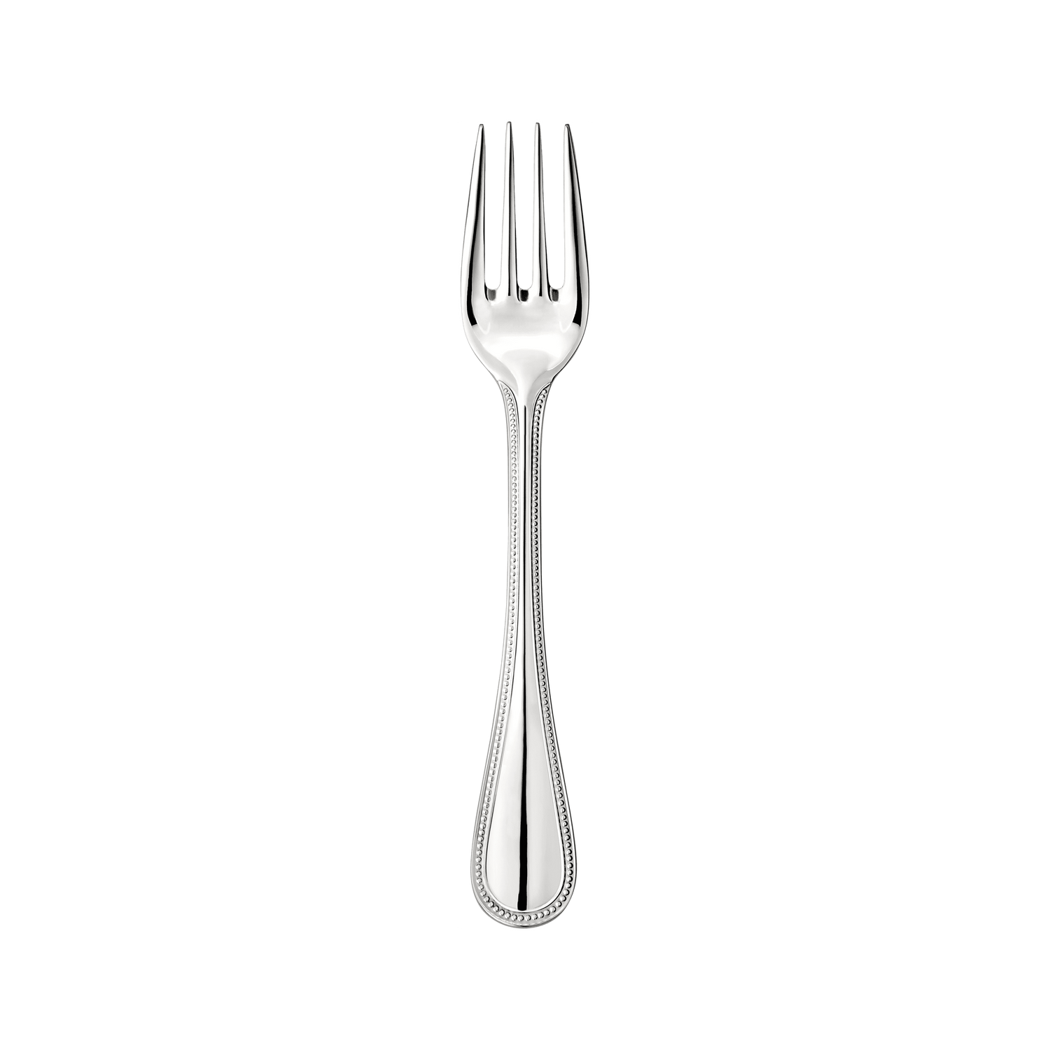 Christofle Steel Perles Stainless Steel Salad Fork