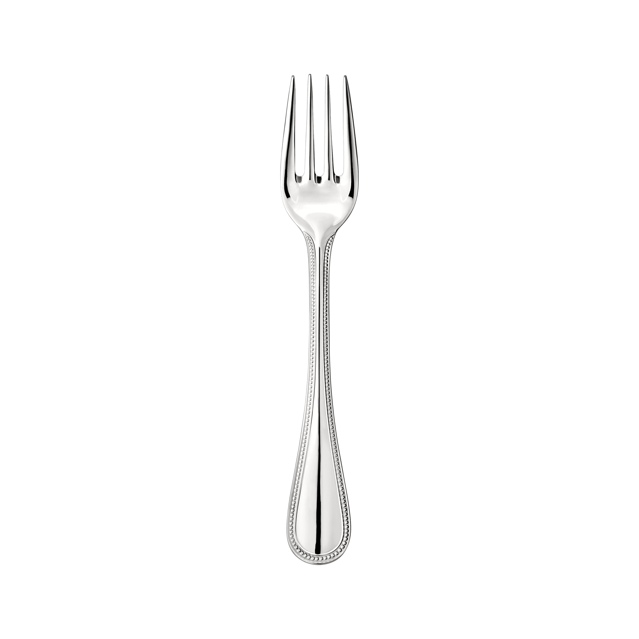 Christofle Steel Perles Stainless Steel Salad Fork