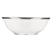 Christofle Malmaison Porcelain Salad Serving Bowl Platinum