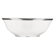 Christofle Malmaison Porcelain Salad Serving Bowl Platinum