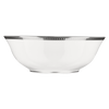 Christofle Malmaison Porcelain Salad Serving Bowl Platinum