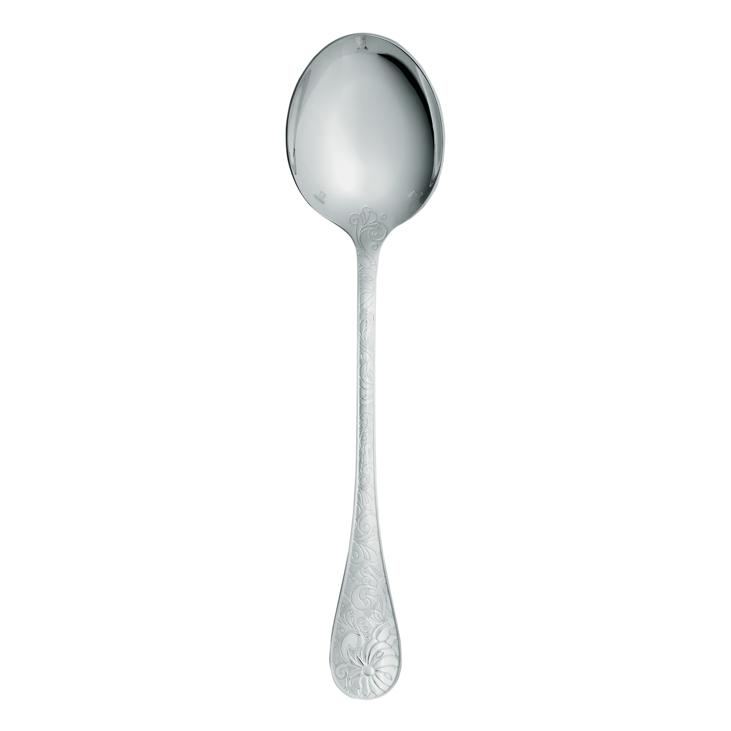Christofle Jardin d'Eden Silver Plated Salad Serving Spoon