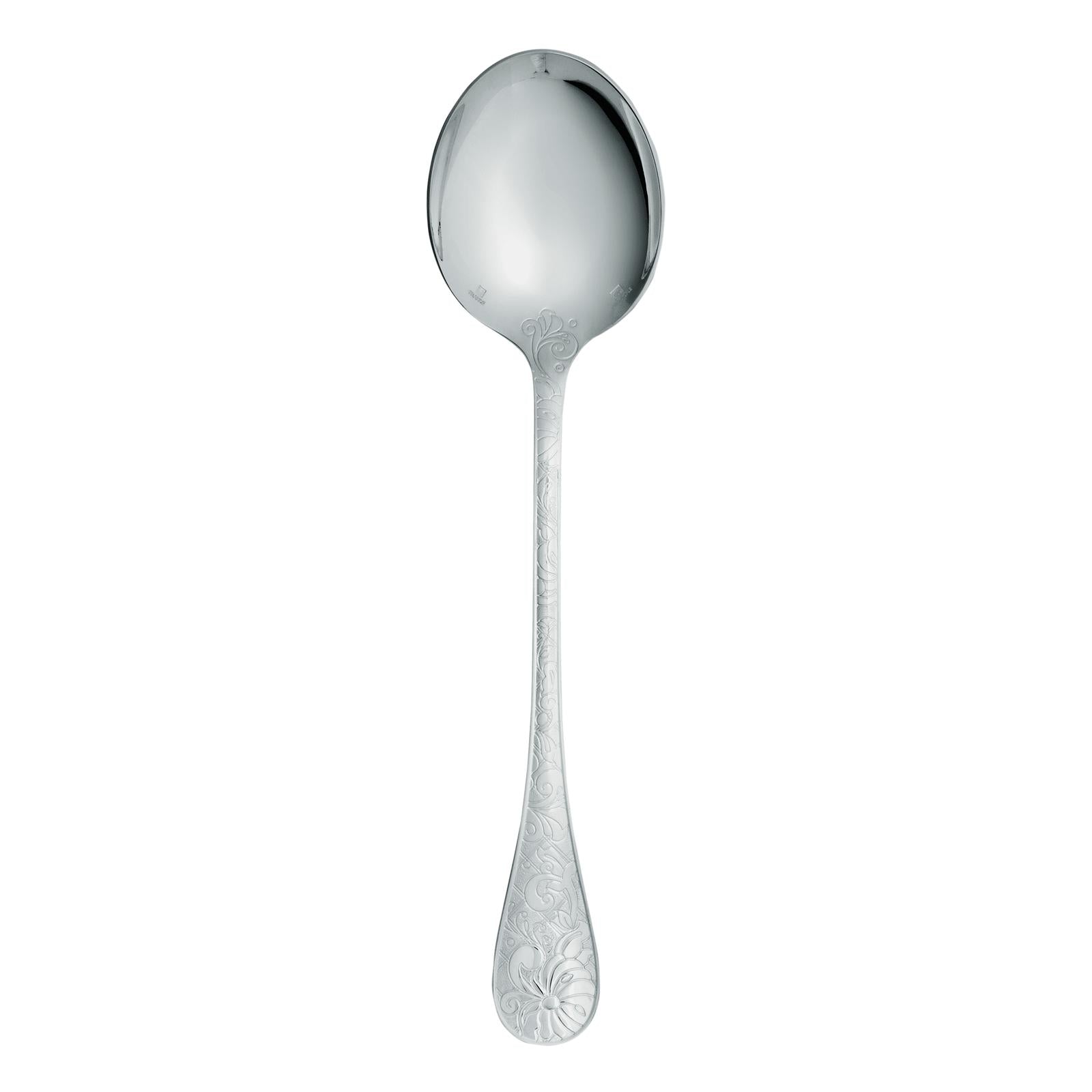 Christofle Jardin d'Eden Silver Plated Salad Serving Spoon
