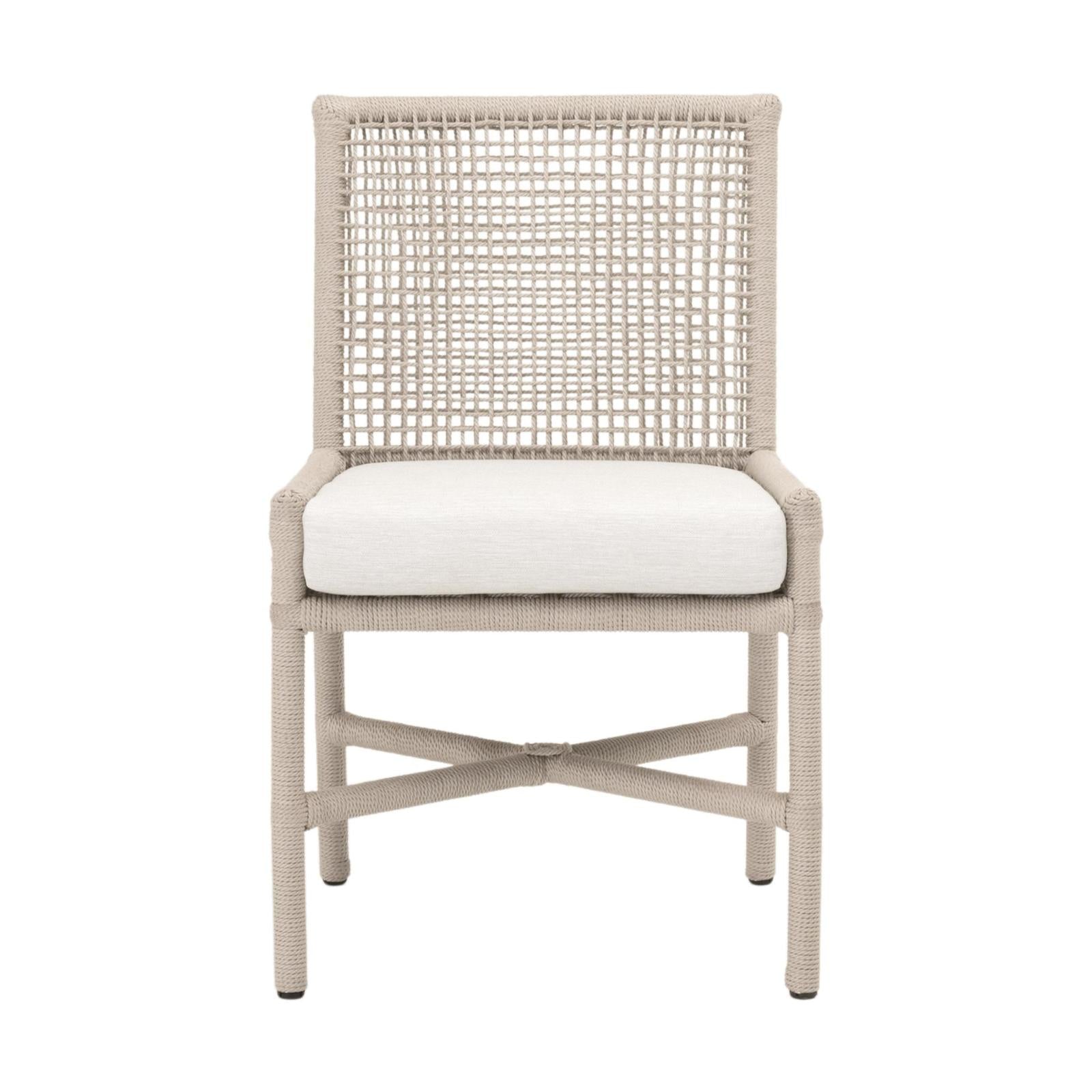 Essentials For Living Seaside Rope Indoor/Outdoor Dining Chair Set of 2