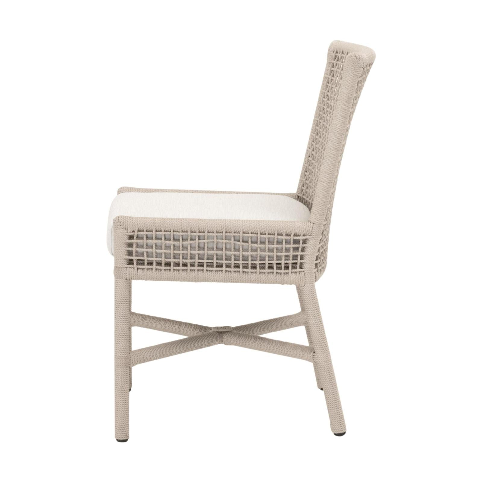 Essentials For Living Seaside Rope Indoor/Outdoor Dining Chair Set of 2
