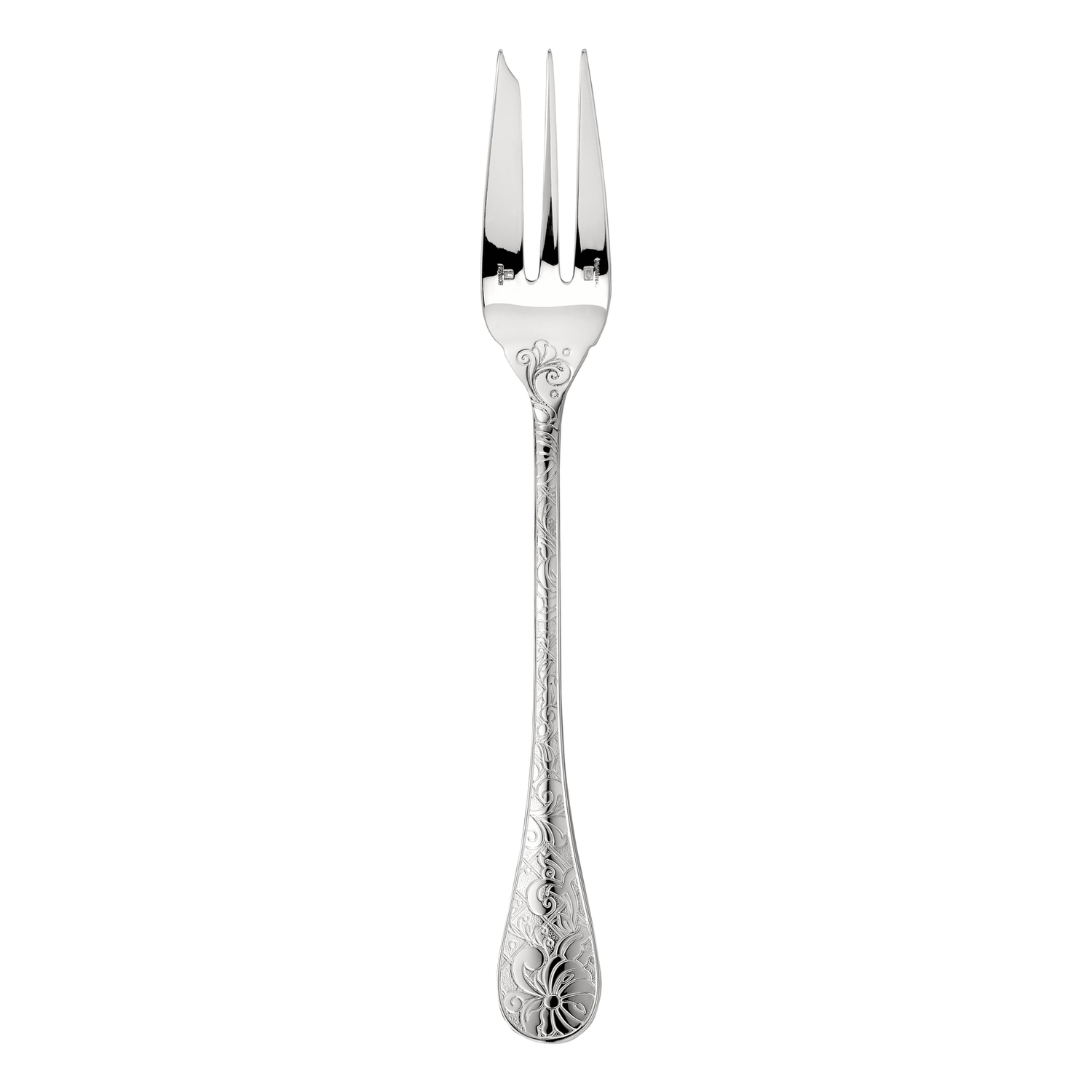 Christofle Jardin d'Eden Silver Plated Serving Fork